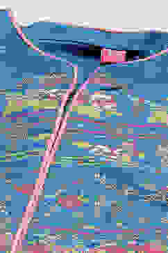 Pink Cotton Anarkali Kurta Churidar Suit Set image number 2