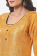 Green Art Silk Easy Stitch Suit Set image number 1