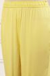 Yellow Viscose Blend Straight Suit Set image number 2