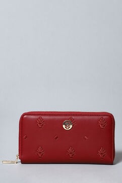 Maroon Pu Leather Wallet image number 1