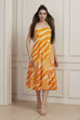 Yellow Cotton Tiered Dress image number 5