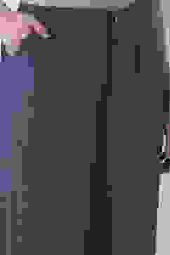 Teal Blue Viscose Blend Cargo Pants image number 1