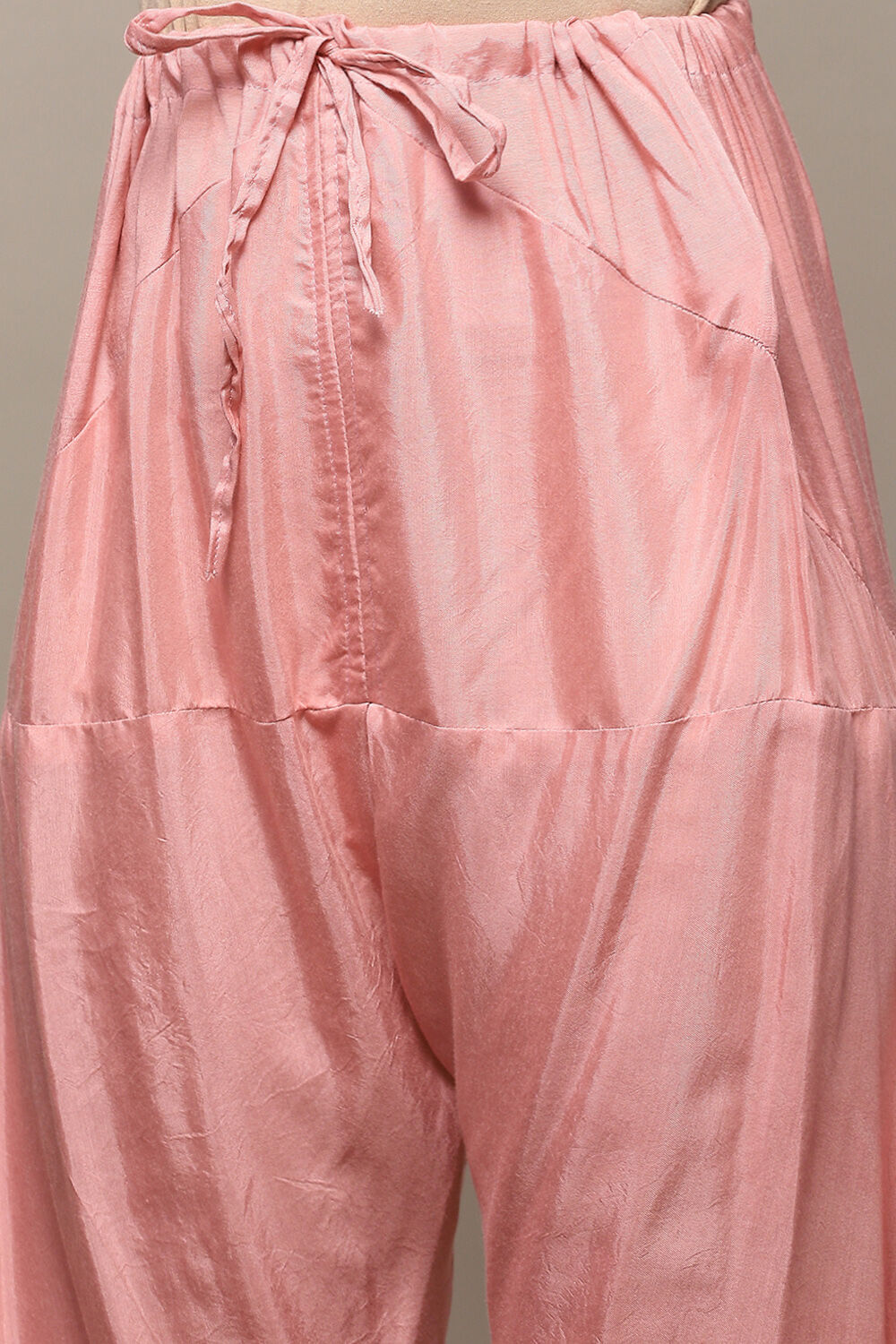 Pink Organza Unstitched Suit set image number 3
