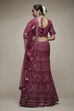 Wine Viscose Lehenga Set image number 2