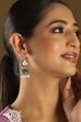 Grey Brass Jhumka image number 3