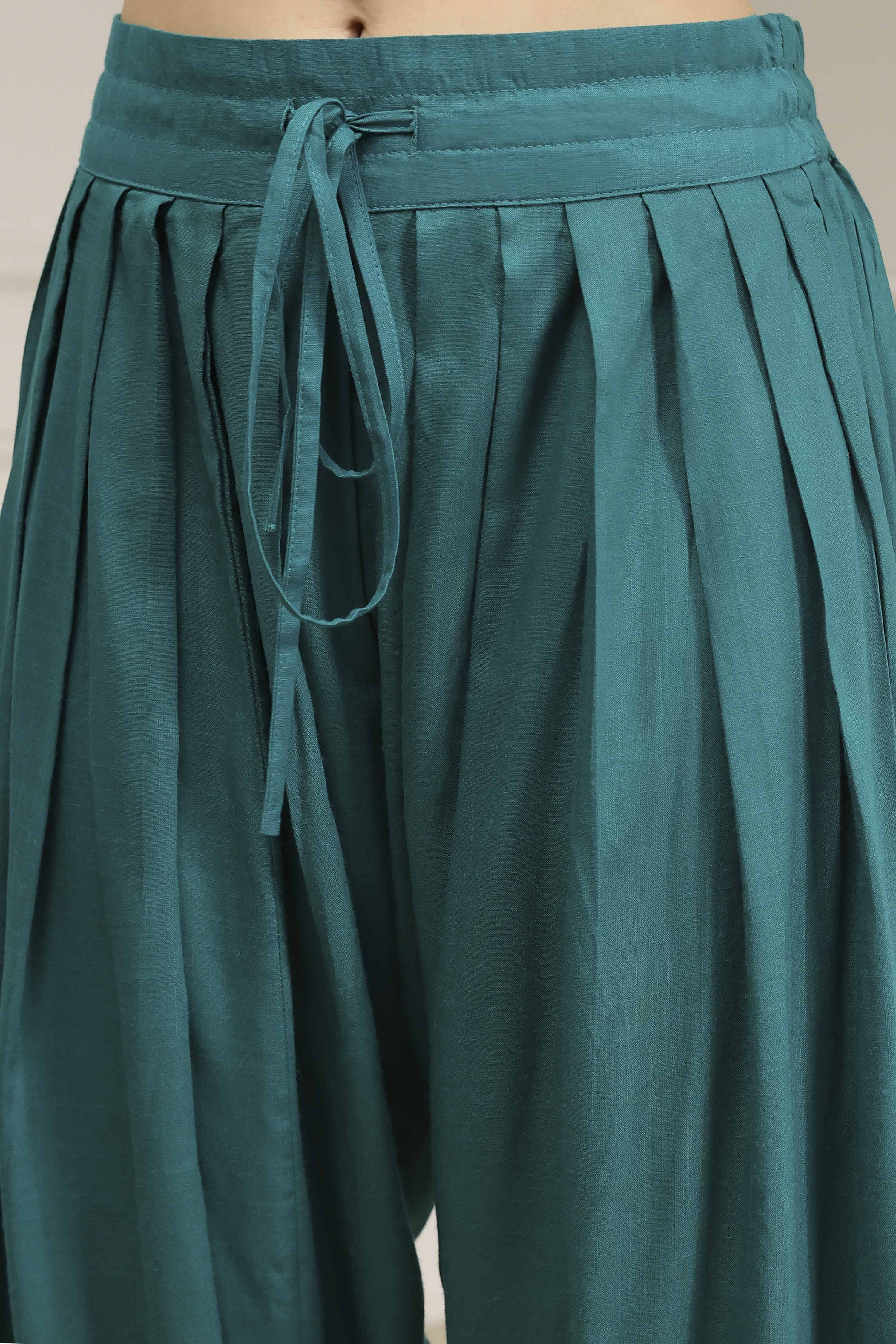 Brown Printed Straight Suit Set image number 2