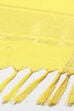 Yellow Cotton Straight Kurta Slim Pant Suit Set