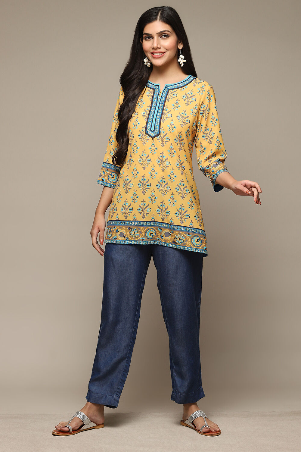 Denim Tencel Yarndyed Pant image number 0