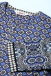 Pink Cotton Flax Printed Kurta image number 1