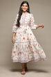 Black Cotton Straight Printed Kurta image number 0