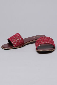 Burgandy Formal Flats image number 0
