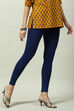 Black Viscose Lycra Solid Leggings image number 3
