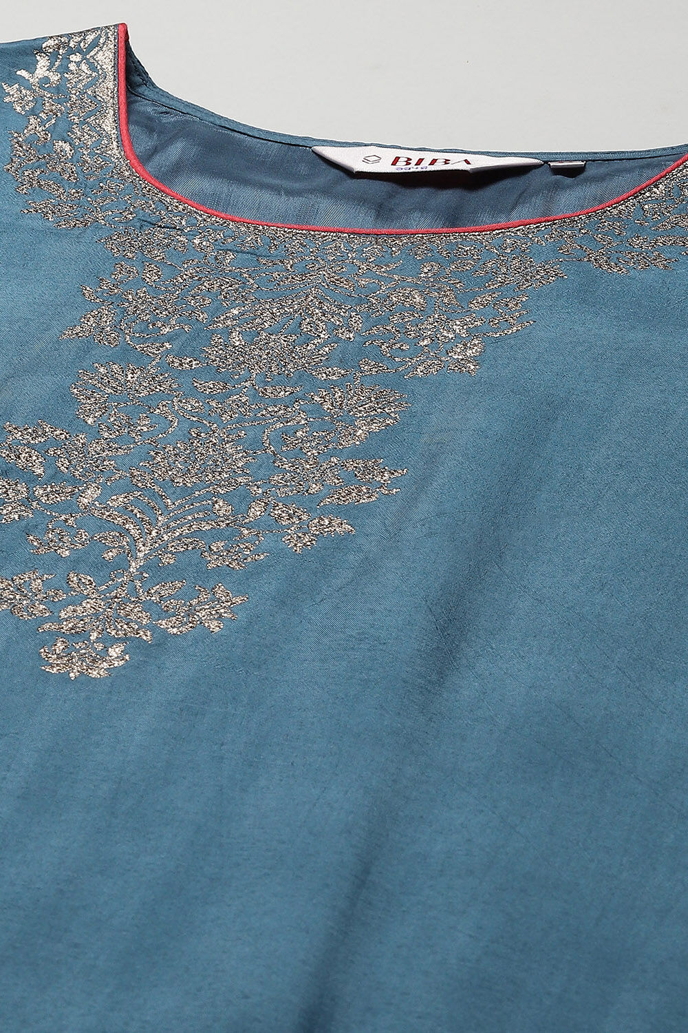 Fuchsia Viscose Straight Kurta Salwar Suit Set image number 1