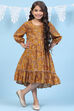 Yellow Rayon A-Line High Low Kurta