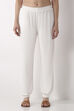 White Viscose Lycra Harem Pants image number 4
