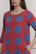 Mustard Yellow Printed A-Line Dress image number 1
