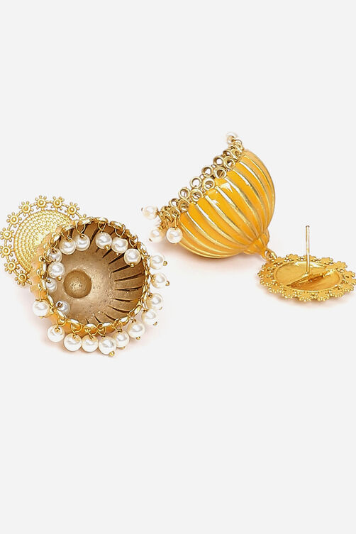 Yellow Earrings image number 3