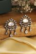 White Stone Earrings image number 0