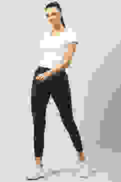 Navy Fitted Leggings image number 5