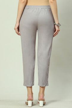 Good Grey Cotton Blend Pants image number 4