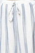 White And Blue Straight Cotton Fusion Wear image number 2