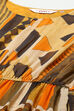 Black Cotton Blend Tiered Printed Dress image number 1