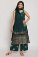 Yellow Cotton Solid Dupatta image number 2