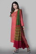 Coral Cotton Easy Stitch Suit Set image number 4