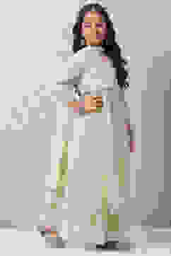 Mint Green Viscose Lehenga Set image number 2