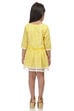 Yellow Anarkali Cotton Suit Set image number 4