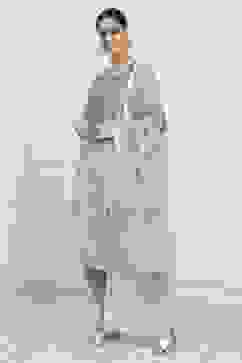 Blue Chanderi Hand Embroidered Unstitched Suit Set image number 4