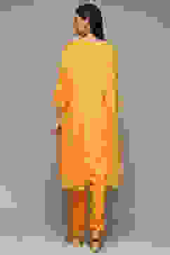 Mango Rayon Straight Kurta Pants Suit Set image number 4