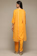 Teal Rayon Straight Kurta Pants Suit Set image number 4