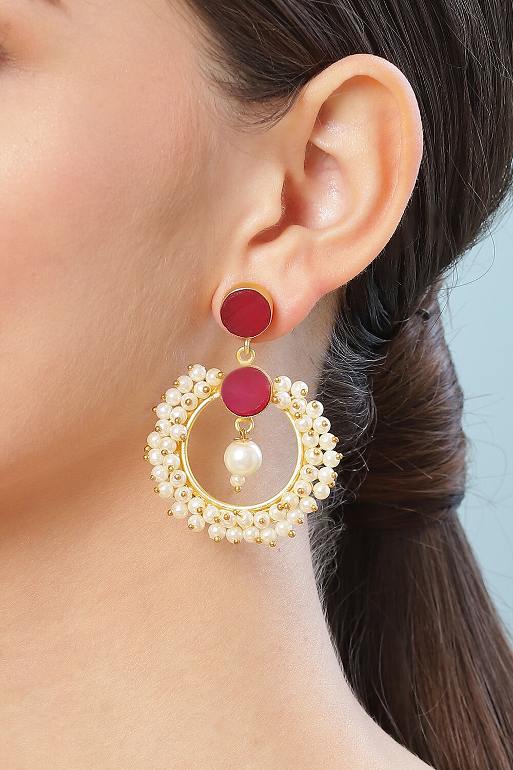 Red Earrings image number 1