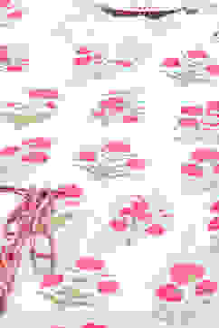 Ivory Cotton Printed Kaftan image number 1