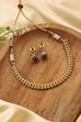 Gold-Plated Brass Coin Choker Set image number 2