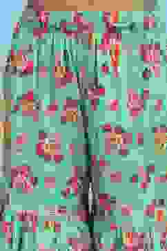 Yellow Cotton Printed Straight Suit Set image number 2