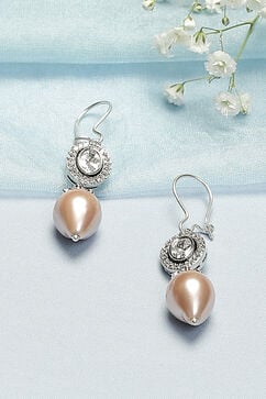 Taupe Brass Earrings image number 0