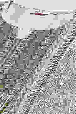 Beige & Black LIVA Straight Printed Kurta image number 3