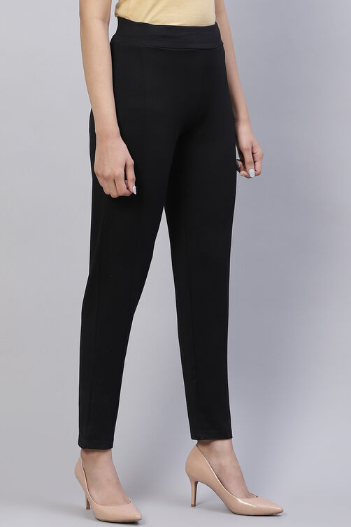 Towny Port Straight Poly Viscose Leggings image number 0