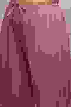 Pink Cotton Hand Block Print Unstitched Suit Set image number 3