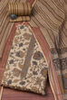Coffee Brown Cotton Machine Embroidered Unstitched Suit Set image number 0