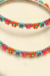Multicolorcolor Metal & Beads Kids Bangles