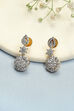 White Brass Earrings image number 0