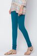 Fuschia Cotton Blend Solid Churidar image number 0