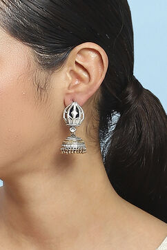Black Brass Jhumka image number 1