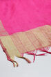 Fuschia Art Silk Yarndyed Dupatta image number 1