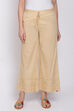 Beige Cotton Palazzo image number 0