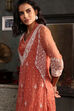 Burnt Orange Viscose Kalidar Dyed Suit Set image number 1