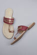 Maroon Kohlapuri Sandal image number 2